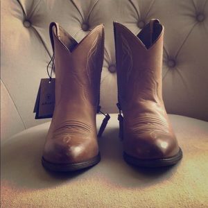 Arita cowboy booties. New with tags and box